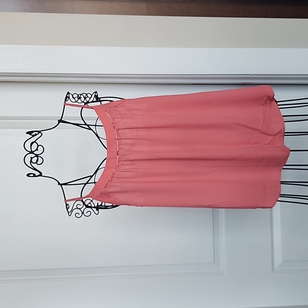 Loft, coral colored tank
